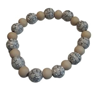Soccer Ball Bracelet